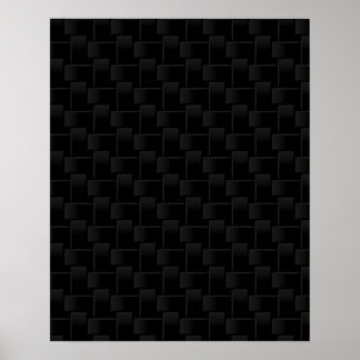 Poster Padrão de verificação preto