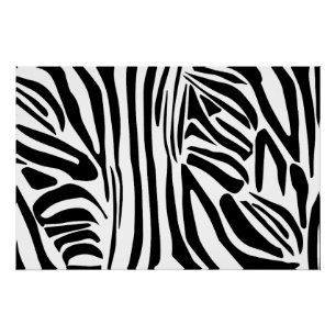 Pôster Padrão de zebra