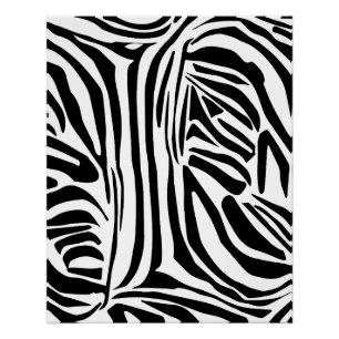 Pôster Padrão de zebra