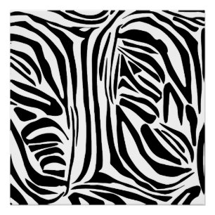 Pôster Padrão de zebra