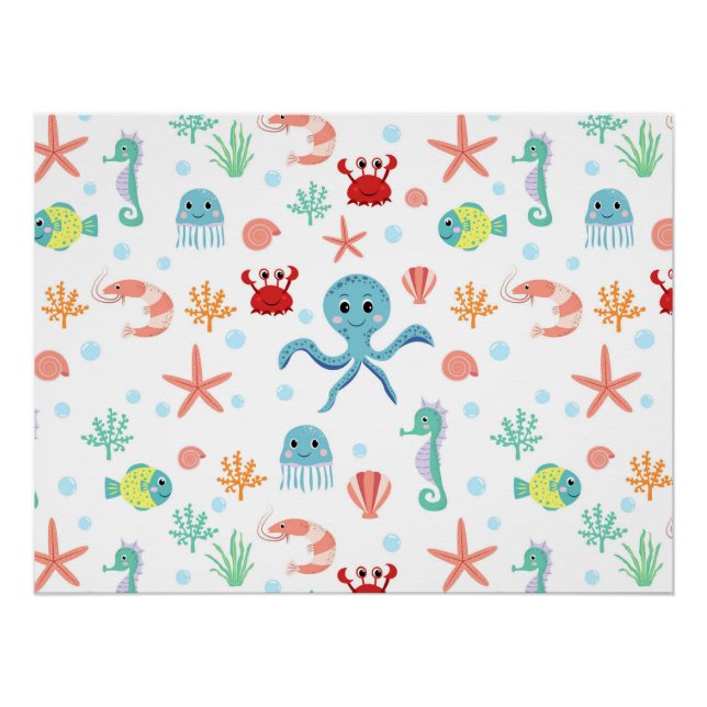 Pôster padrão do Sea World (Frente)