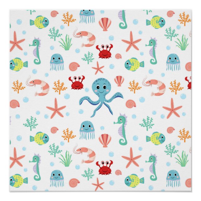 Pôster padrão do Sea World (Frente)