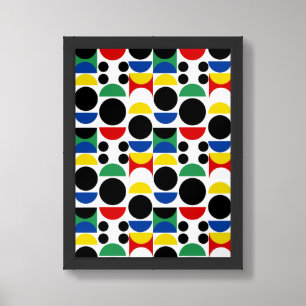Poster Padrão do século de Médio Bauhaus escandinavo
