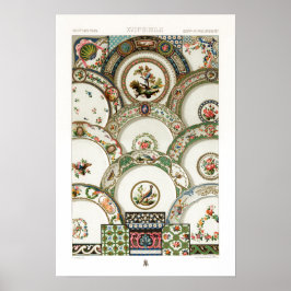 Poster Padrão do século XVIII por Albert Racinet