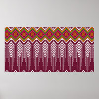 padrão étnico geométrico fundo tradicional, v