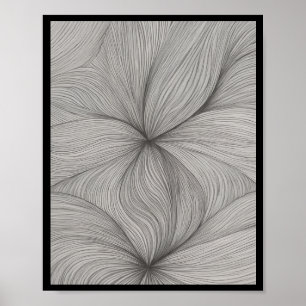 Poster Padrão exclusivo usando linhas