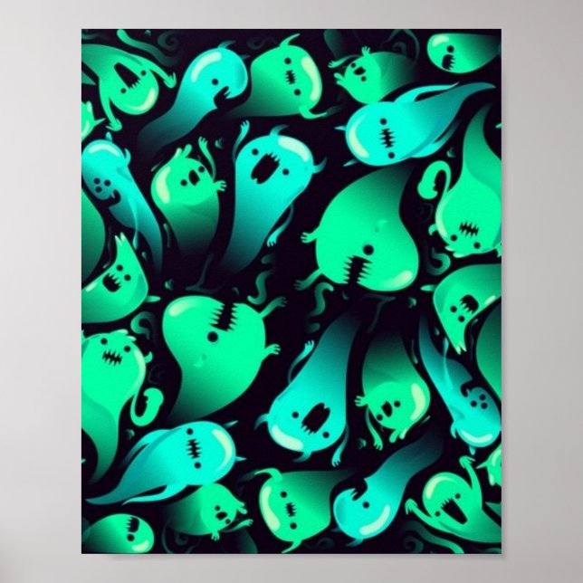 Poster padrão fantasma (Frente)