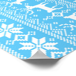 Poster Padrão feliz de Natal 1