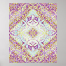 Poster Padrão Flor de Vida