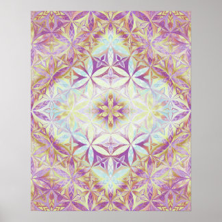 Poster Padrão Flor de Vida