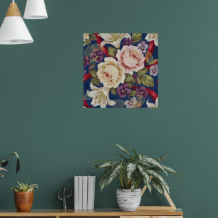 Poster Padrão Floral