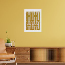 Poster Padrão Geométrico 1 Abstrato