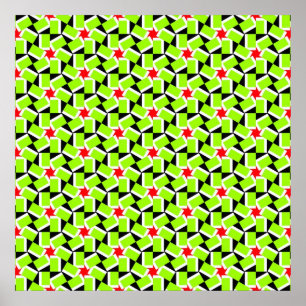 Poster Padrão Geométrico da Flor