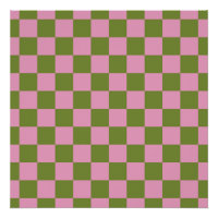 Padrão Gingham Verdejado Rosa