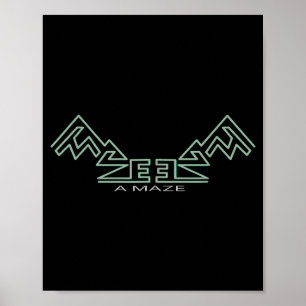 Poster Padrão Gráfico Casual Verão Roupas Design Único