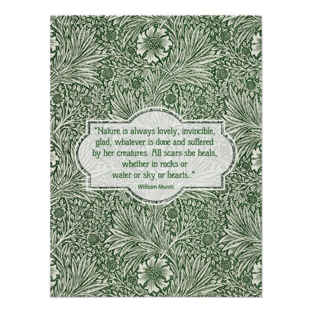 Pôster Padrão Marigold - William Morris (Frente)