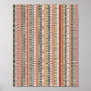 Poster Padrão Matemático Pixelado