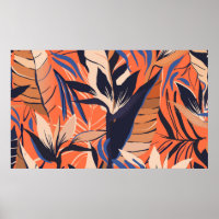 Padrão moderno exótico de plantas da selva ilustra