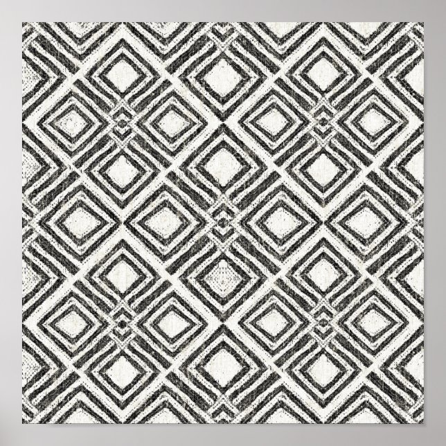 Pôster Padrão selvagem africano (Frente)