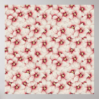 Padrão sem costura da flor de hibiscus