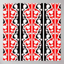 Padrão Tradicional Maori Kowhaiwhai
