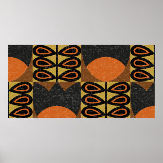 Poster padrão uniforme no estilo de design escandinavo. R