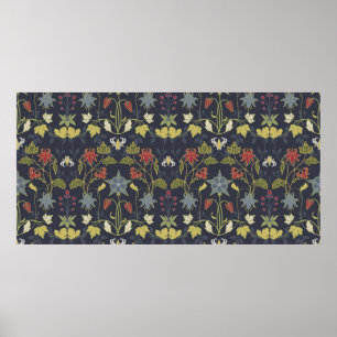 Poster padrão vintage art nouveau. Art Nouveau.