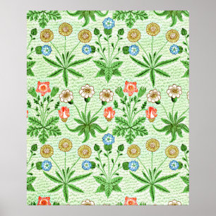 Poster Padrão William Morris, Daisy