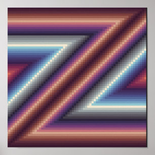 Poster Padrão Z