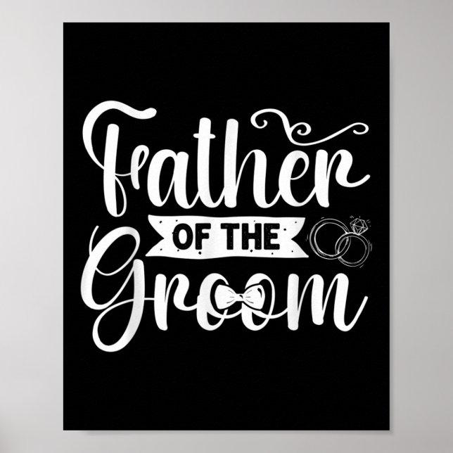Poster Padre Do Padrinho de casamento De Casamento De Noi (Frente)