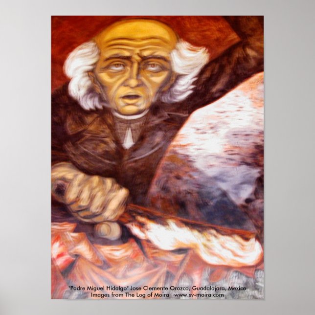 Pôster "Padre Miguel Hidalgo" Jose Clemente Orozco (Frente)