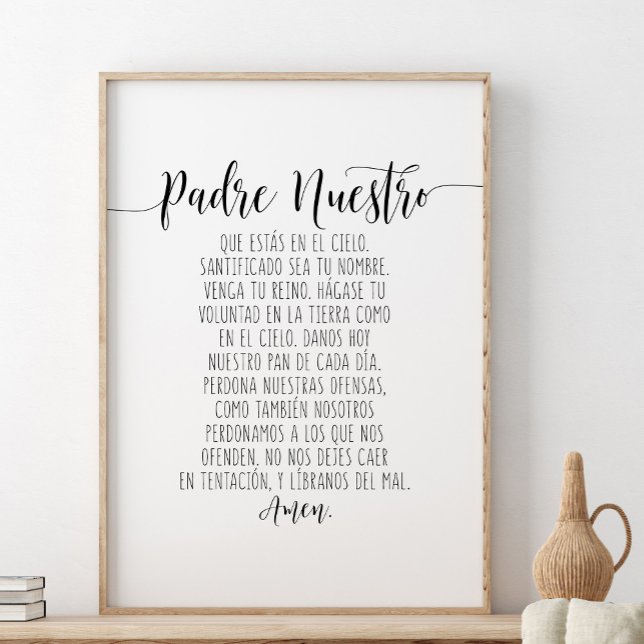 Poster Padre Nuestro Que En El Cielo (Criador carregado)