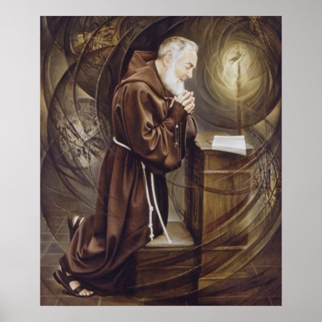 Poster Padre Pio (Frente)
