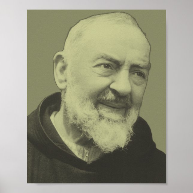 Poster Padre Pio de Pietrelcina (Frente)