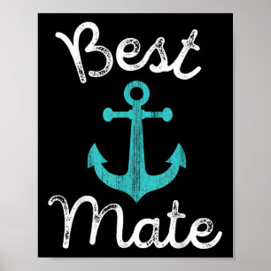 Poster Padrinhos de casamento do Homem &amp; de Noivas de