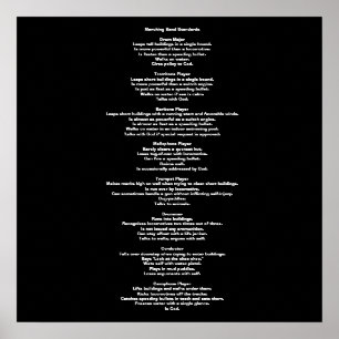 Pôster Padrões da banda