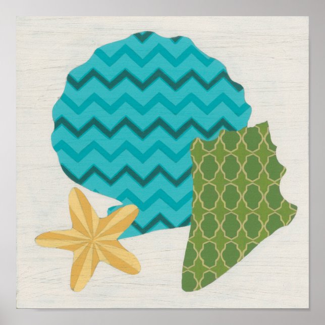 Pôster Padrões de Shell II (Frente)