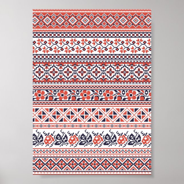 Pôster Padrões design (Frente)