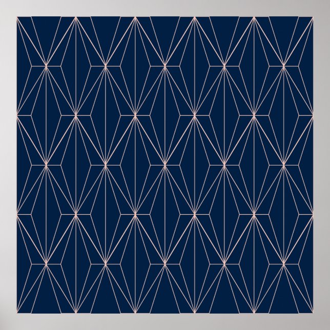 Poster Padrões geométricos sem costura. Abstrato geométri (Frente)