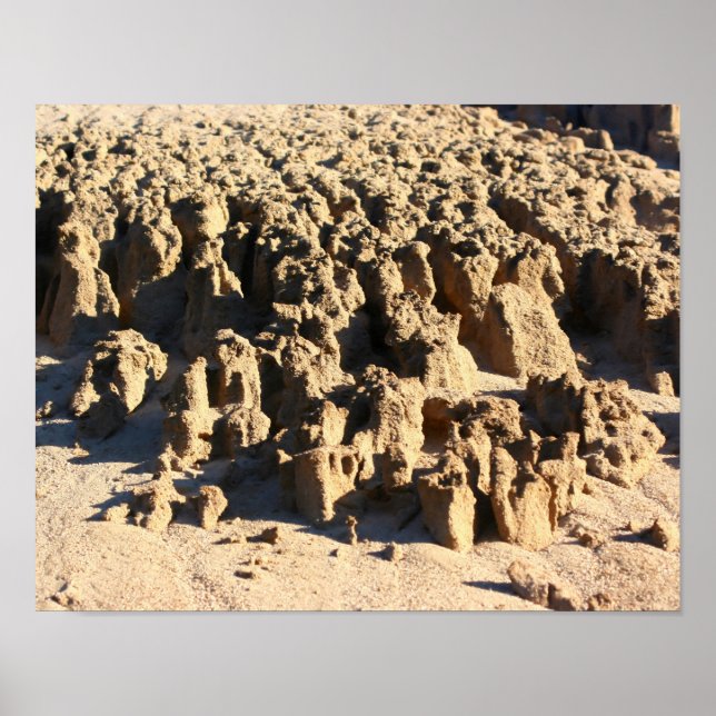 Pôster Padrões Na Areia N.O 1 (Frente)