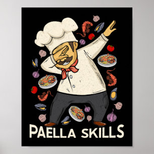Poster Paella Lover Men Espanha Chef Espanhol Comida Pael