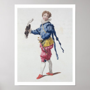 Poster Pageboy na corte durante o reino de Edward VI (en