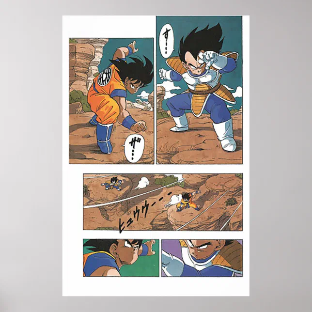 Desenho, Goku Vs. Vegeta