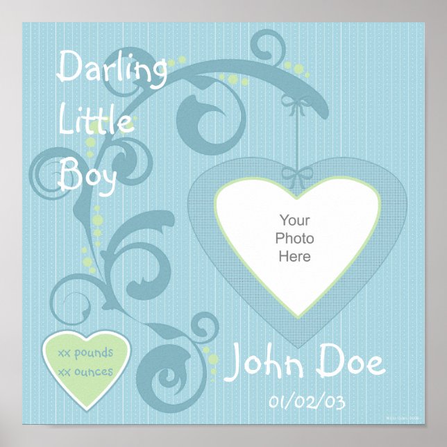 Pôster Página de Scrapbook Hangt Heart Boy (Frente)