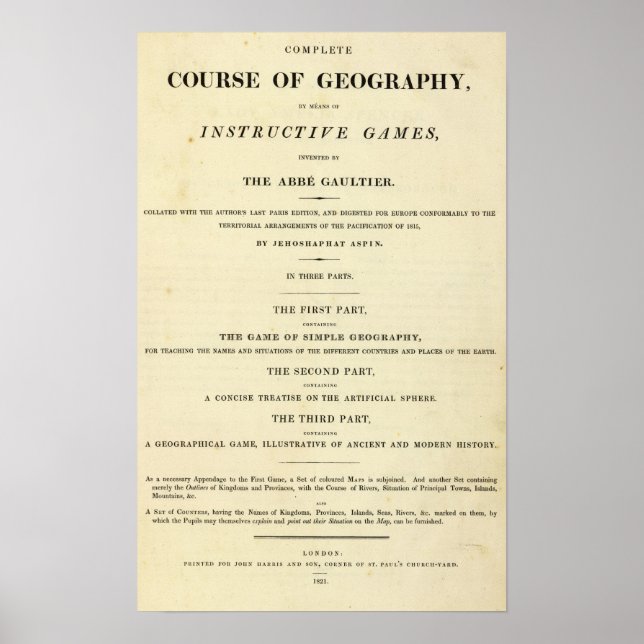 Poster Página de Título Curso completo de geografia (Frente)