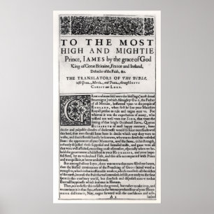 Poster Página dedicação em 'A Bíblia Sagrada'