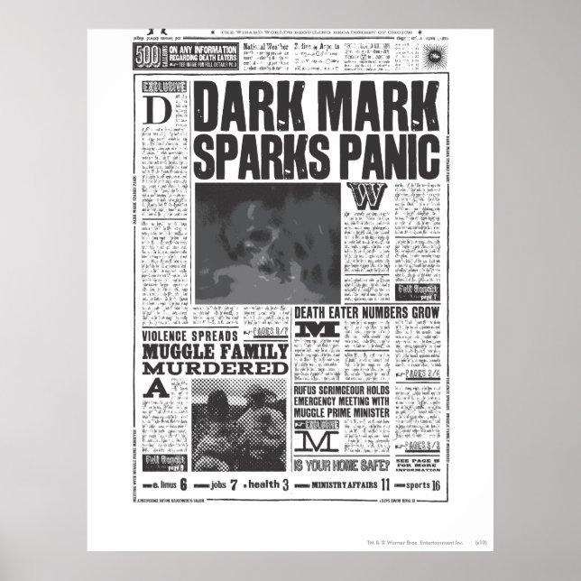 Poster Página frontal do profeta diário (Frente)