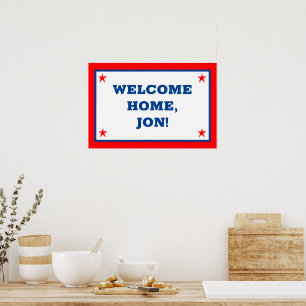 Poster Página inicial de boas-vindas personalizadas