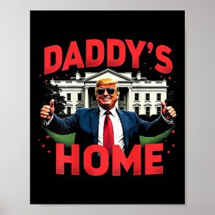 Poster Página inicial do Pai Trump 2024 (no verso) 2025 T