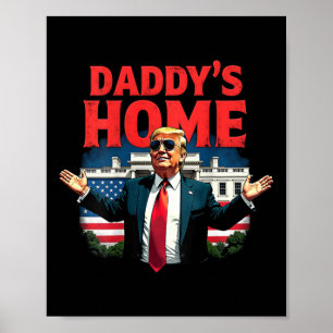 Poster Página inicial do Pai Trump 2024 (no verso) 2025 T